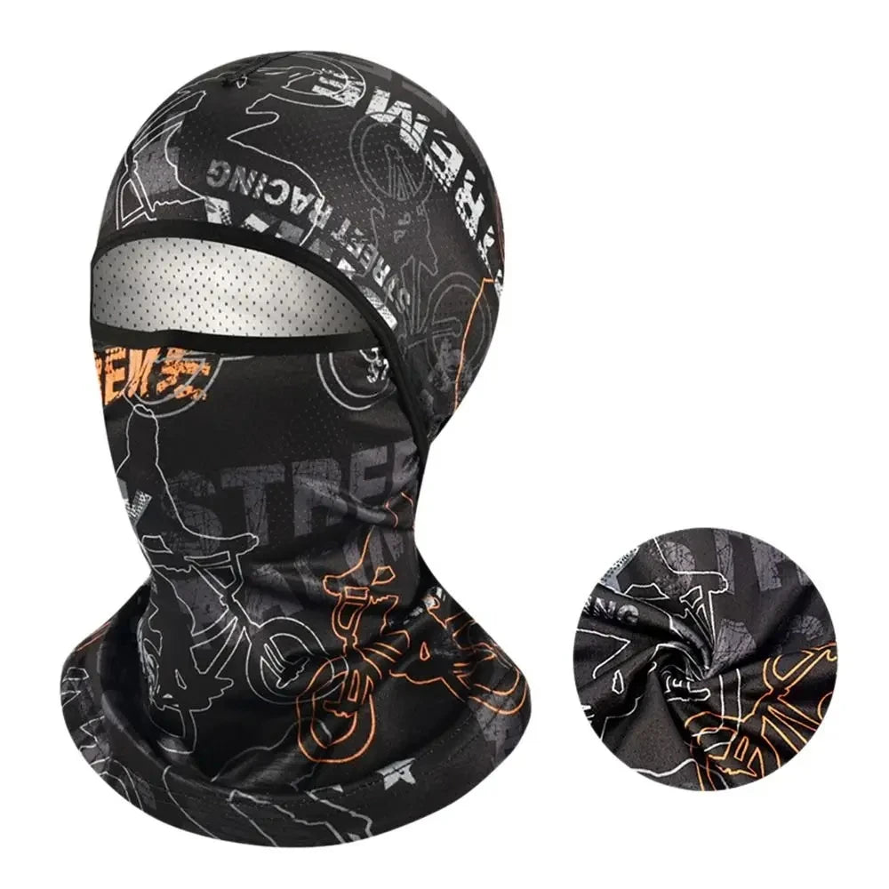 Sports Face Mask Cool Summer Ice Silk Cycling Full Hat Sun Protection