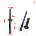 10-Pack Black Plastic Blind Rivet Clips – Auto Trim Fasteners