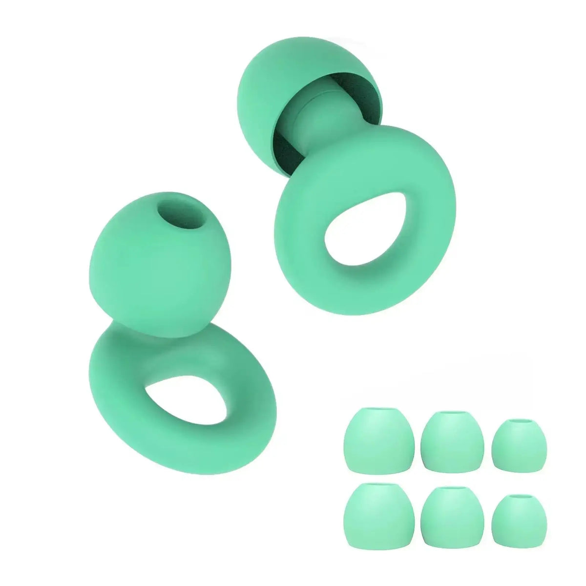 Mute Ear Plugs For Sleeping Noise Reduction Super Soft Reusable Hearing Protection Anti Noise Earplugs For Concerts Travel Work Zpaxo 1sets Green