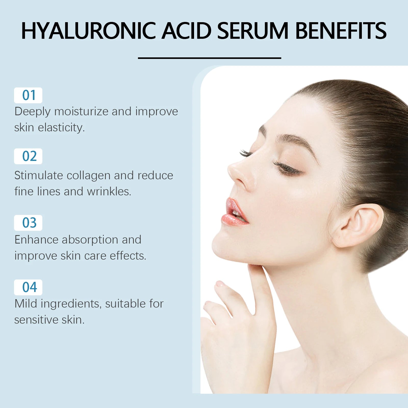 Hoygi 0.25mm Hyaluronic Acid Microneedle Roller Serum Kit Microneedle Roller Serum Zpaxo