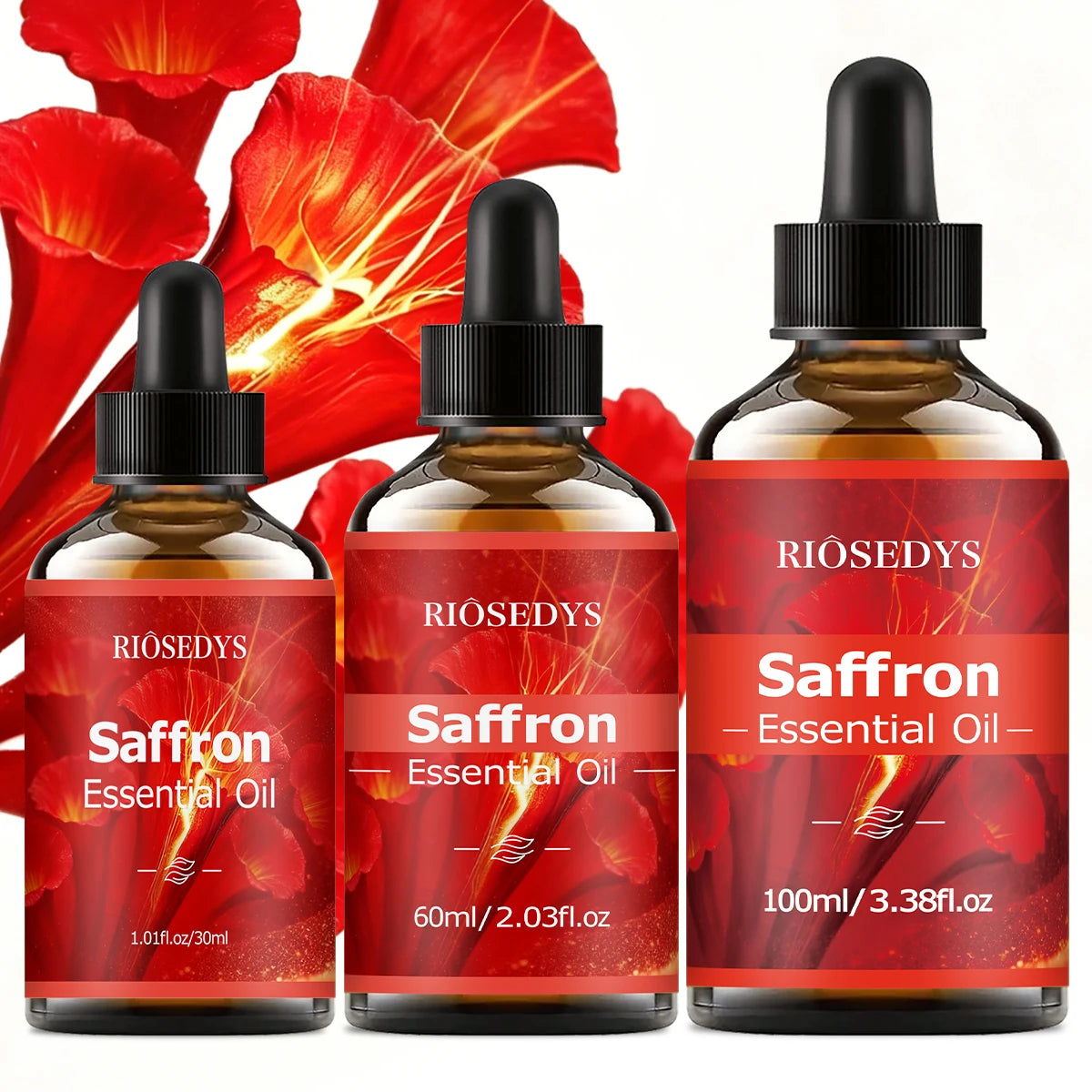 SAFFRON ESSENTIAL OIL Moisturizing Nourishing Massage Suitable Zpaxo