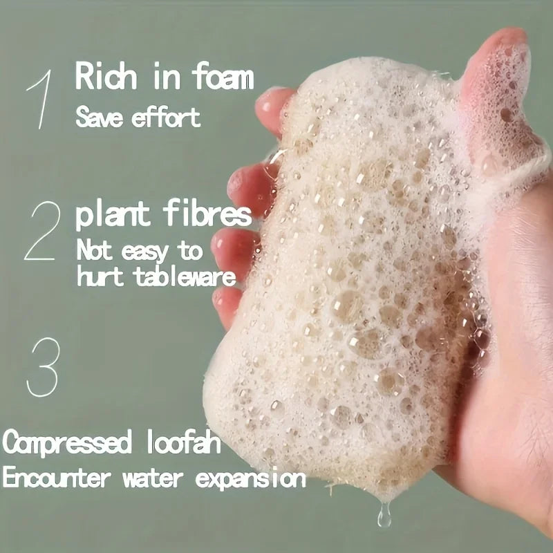 Loofah Sponges Natural Exfoliating Body Scrubber Bamboo Fiber Shower