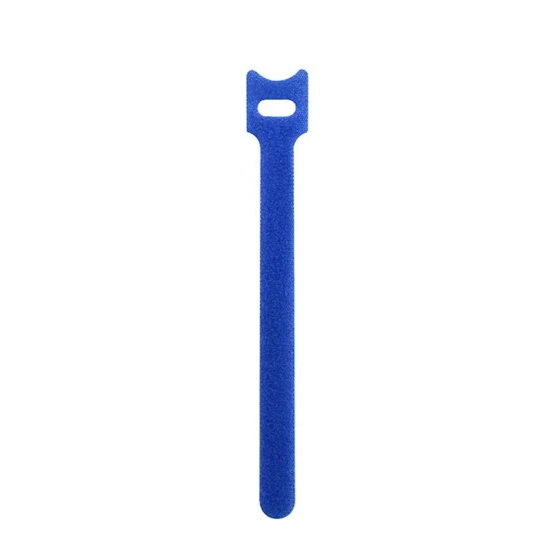 50pcs Releasable Cable Ties Colored Plastics Reusable Cable Ties Nylon Loop Wrap Ties T-type USB Cable Organizer Cable Protector Zpaxo Blue 50PCS