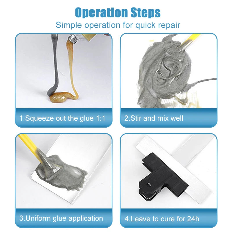 Multifunctional Metal Repair Glue Cast Iron Strength Temperature Cold