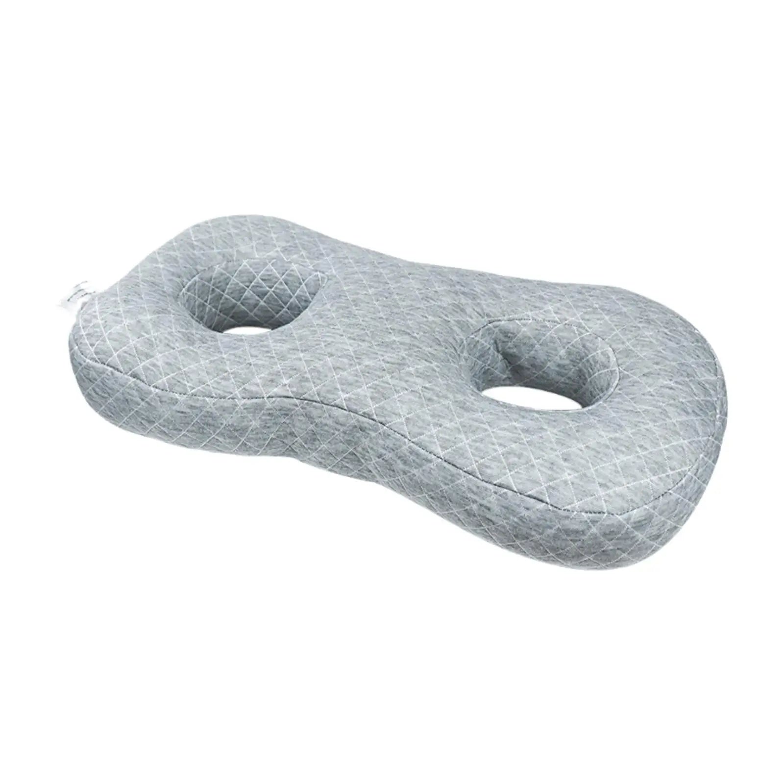 Ear Piercing Pillow Guard Protector Breathable Ear Hole Pillow for Piercings Zpaxo Gray Grid