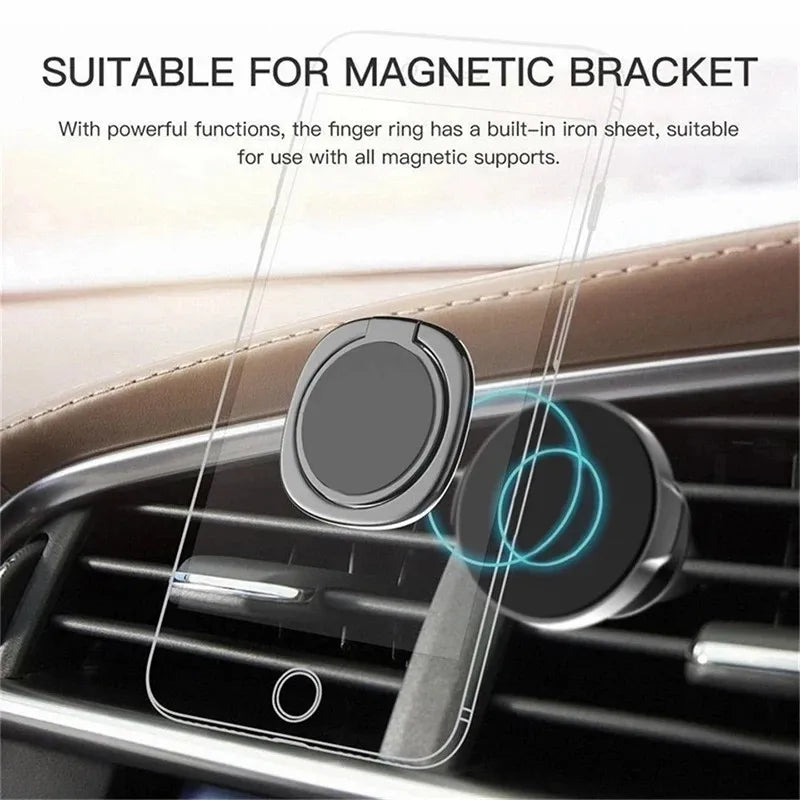 Metal Phone Holder Rotatable Finger Ring Stand Grip Universal Ultra Zpaxo