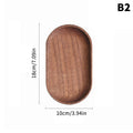 Wooden Tray Whole Walnut No Splicing Serving Board Natural Cut Trays