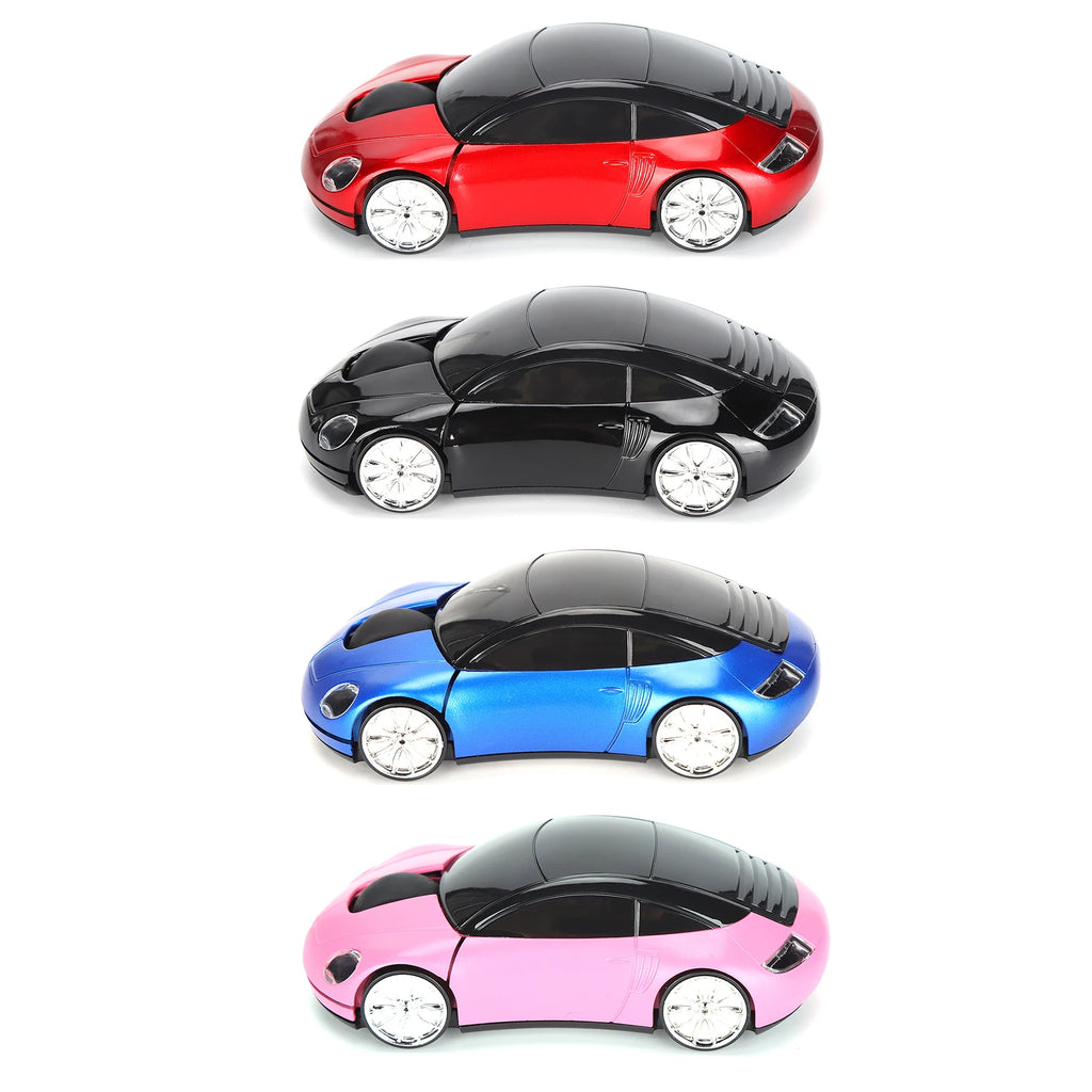 Laptop Mouse Smart Carshaped Portable Cordless USB Receiver Office