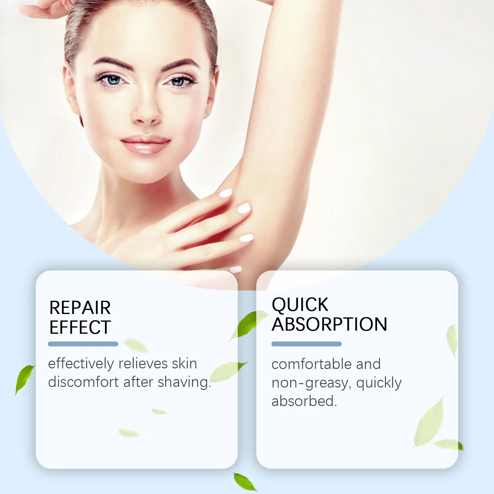 OceAura Underarm After Shave Soothing Roller | 50ml After Shave Roller Zpaxo