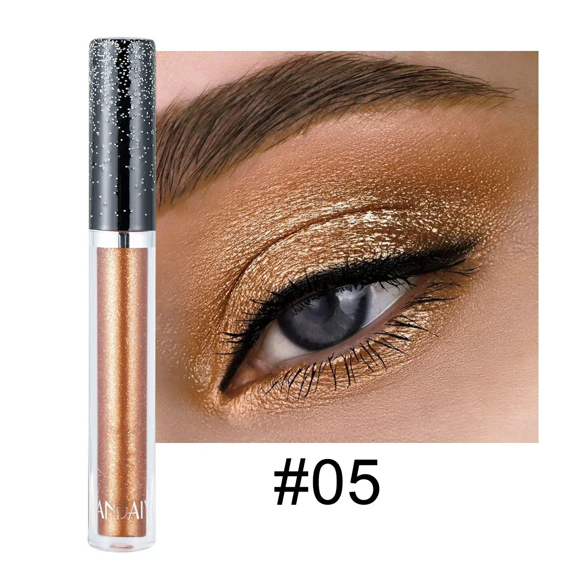 HANDAIYAN Liquid Eyeshadow Metallic Diamond Shiny Eye Liner Pen Zpaxo 05
