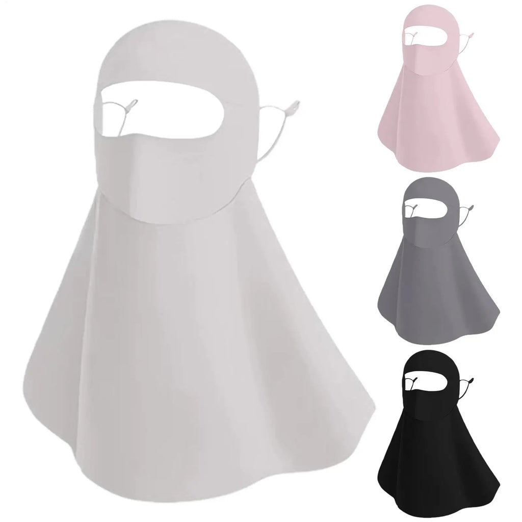 UV Protection Full Face & Neck Mask – Breathable Sun Cover UV Sun Face Mask Zpaxo