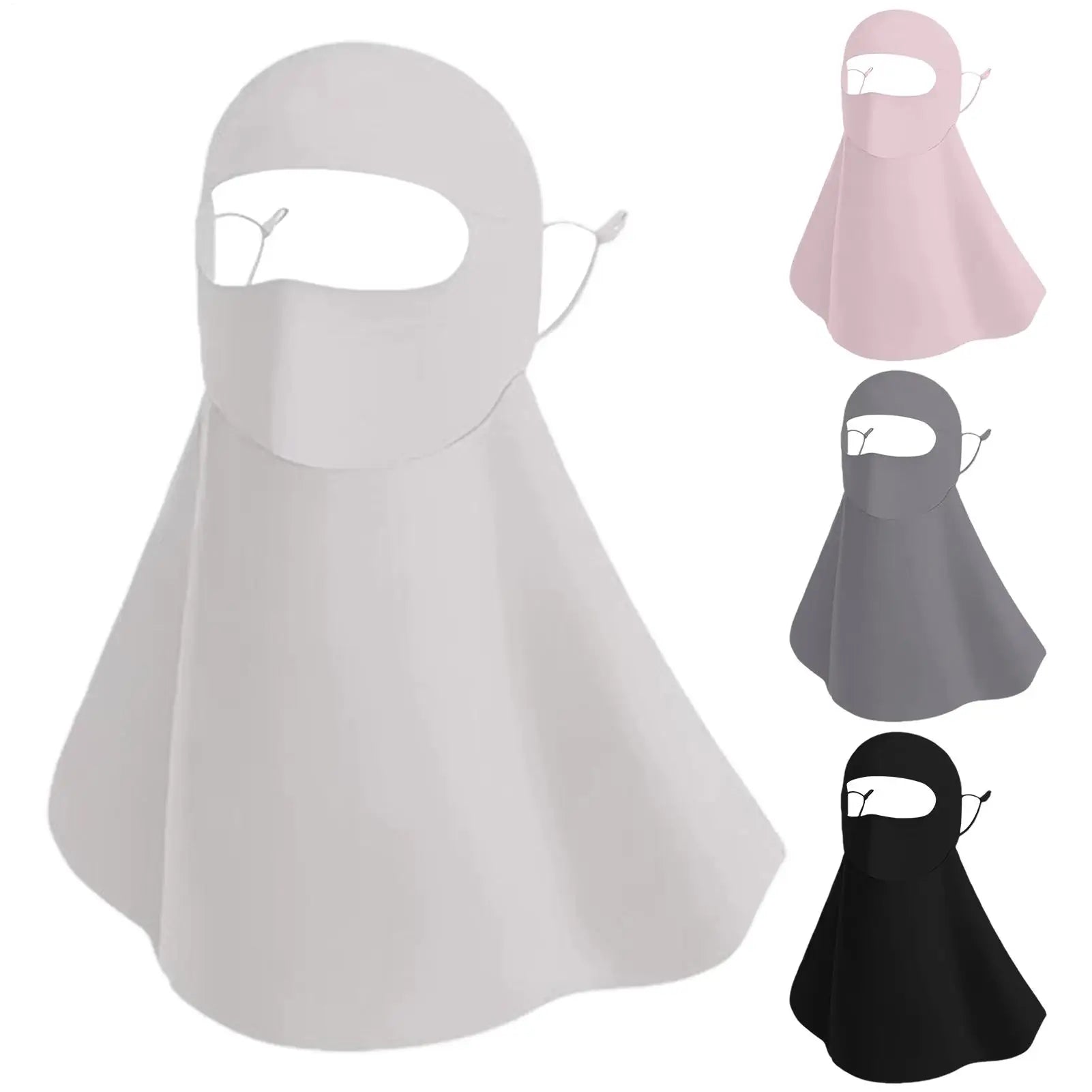 UV Protection Full Face & Neck Mask – Breathable Sun Cover UV Sun Face Mask Zpaxo