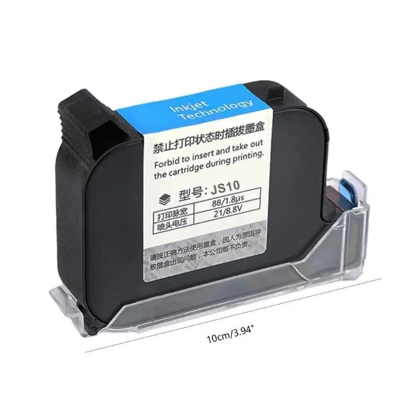 652F JS10 Quick Drying Cartridge 12.7mm Handheld Inkjet Printers Solvent Fast Drying Print 800,000 Characters Zpaxo