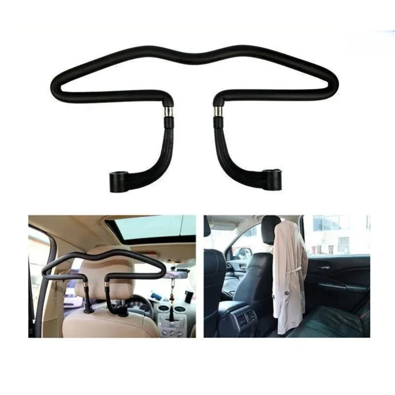Car Headrest Coat Hanger – Stainless Steel Travel Hook Car Headrest Hanger Zpaxo