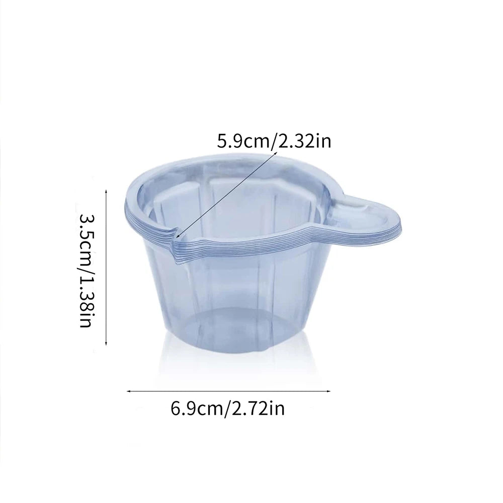 50/100Pcs 40ML Disposable Cups Dispenser Plastic Cup for DIY Epoxy Resin Jewelry Making Accessories Zpaxo