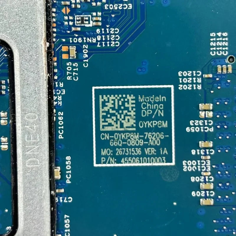 0YKP8M Dell Latitude 3570 Laptop Motherboard I5-6200U 14291-1
