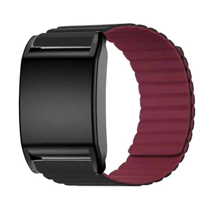 652F Breathable Athletic Silicone Straps Belt Watch Antislip Wrist Zpaxo Black wine red China Mainland