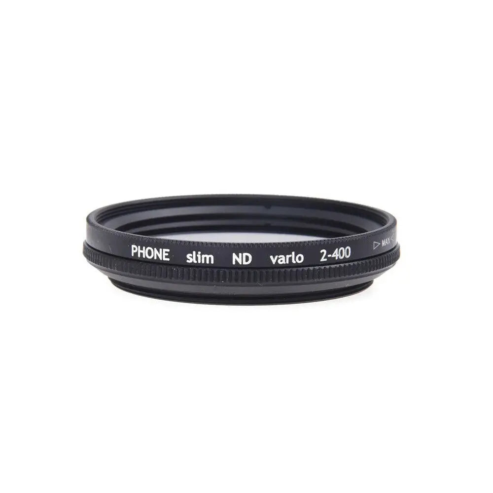 37mm Cell Phone Camera Lens Professional Variable ND Filter Neutral Density ND2-ND400 For Xiaomi Samsung Mobile Phone With Clip