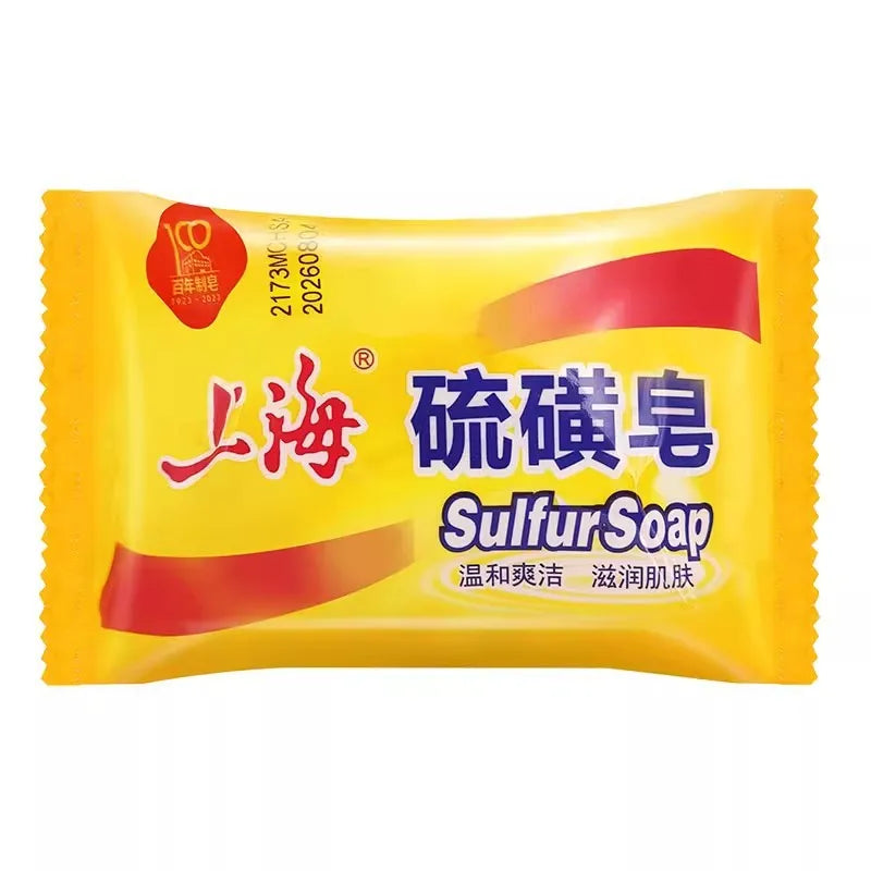 Shanghai Sulfur Soap – Oil Control & Acne Cleanser 3/5 Pack Sulfur Cleansing Soap Zpaxo