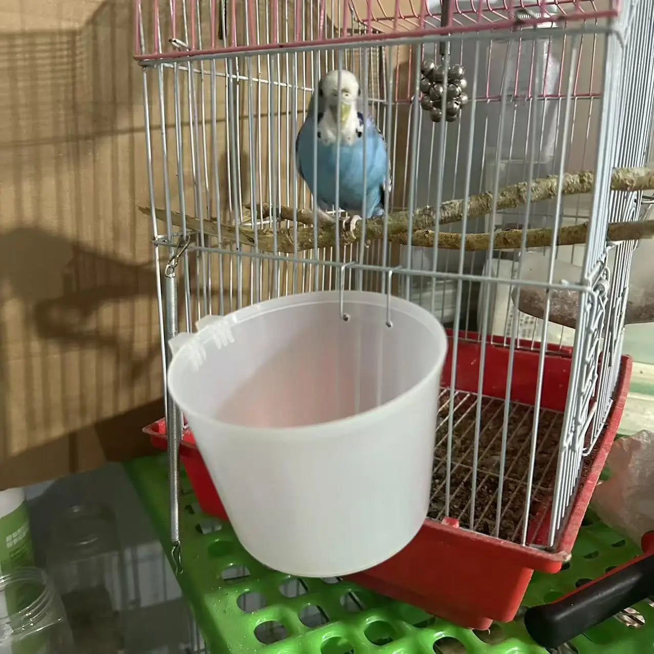 Poultry Feeder Bowl Bird Chicken Waterer Cups Pigeon Drinking Machine