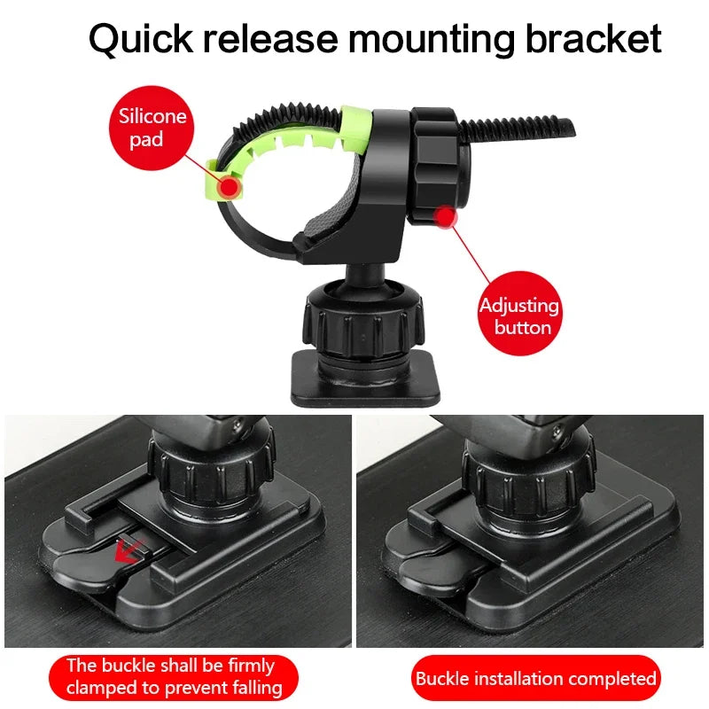Waterproof Bicycle Phone Rotate Fold Stands Bag Case Touch Screen