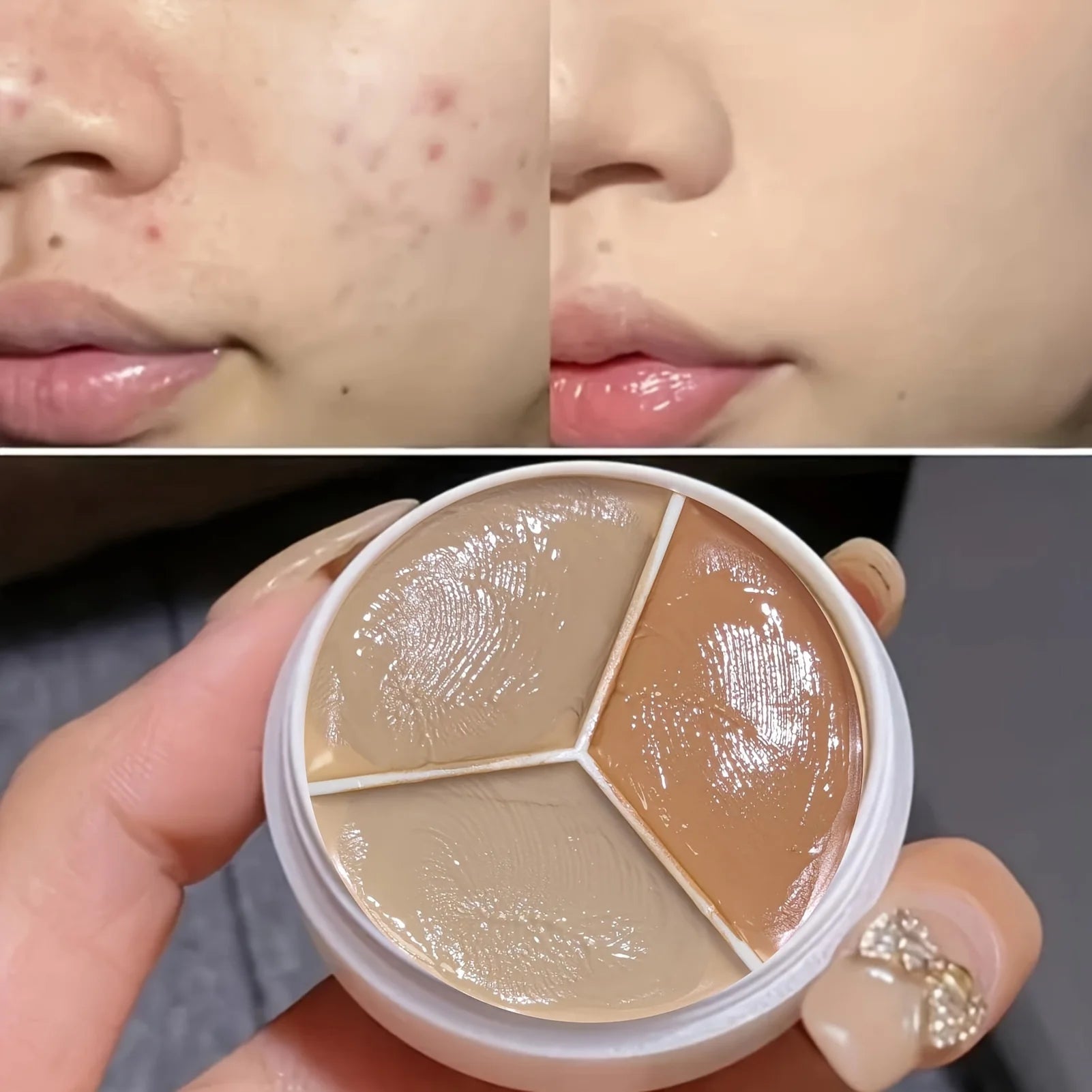 Waterproof Long Lasting Full Coverage Acne Mark Dark Circles Eye Zpaxo