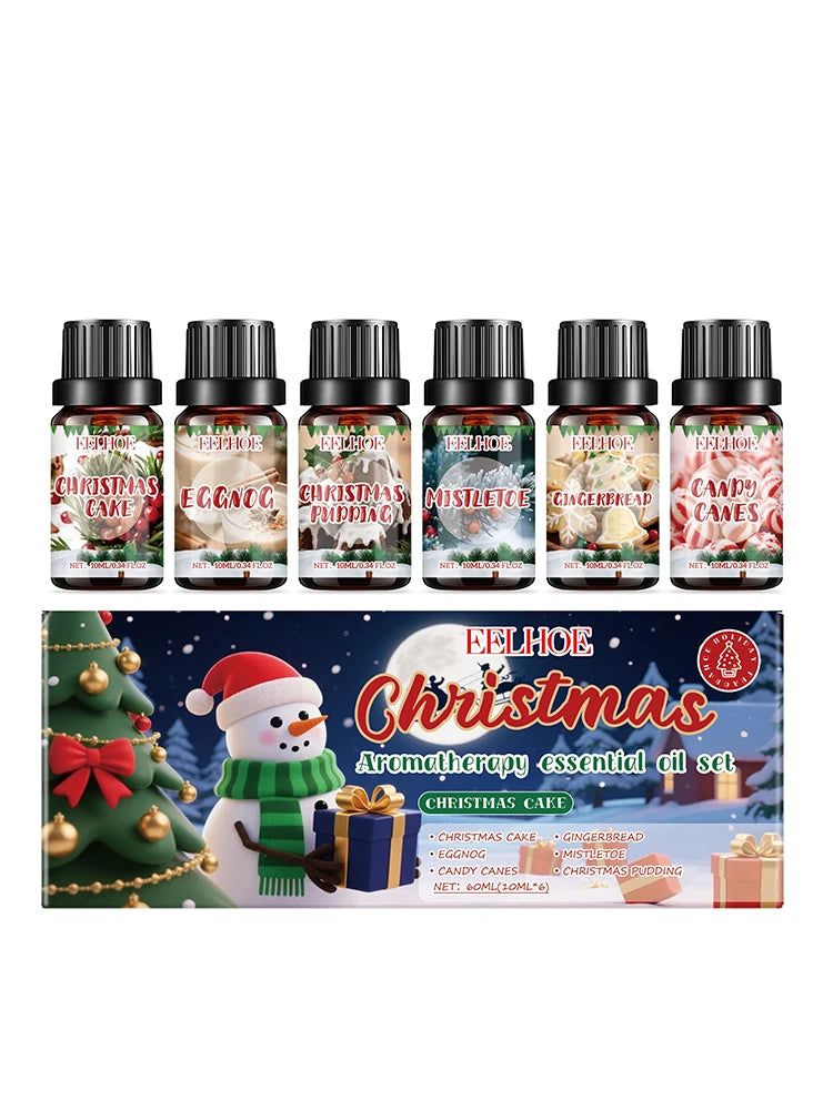 Christmas Aromatherapy Essential Oil Set | Warm Festive Scent Aromatherapy Essential Oil Zpaxo