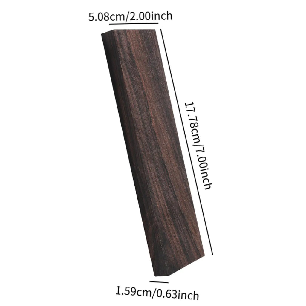 Blackwood Lumber Wood Blank Fade Resistant Plate Hardwood Material for DIY Guitar Bridge Music Instrument Electric Guitar Crafts Zpaxo