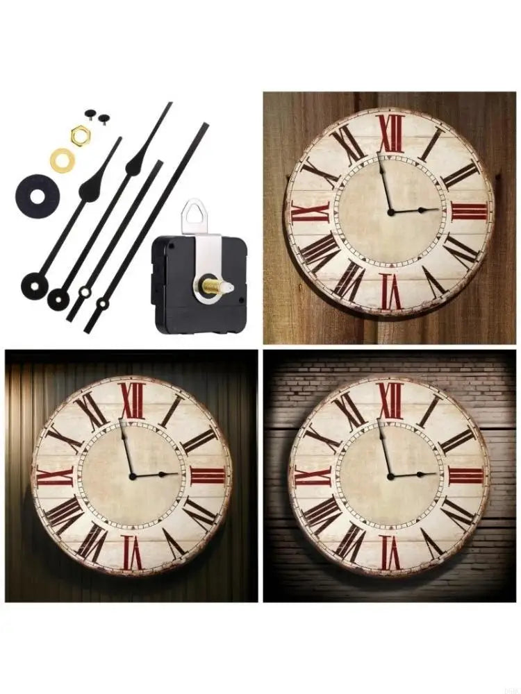 High Accuracy Long Shafts Clock Movement with 2Pairs Metal Pointers Home Decors Zpaxo CN