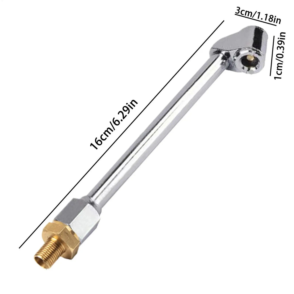 car Tire Inflator Chuck Quick-Connect Leak-Proof Portable Locking Air Chuck Car Tire Inflator for Automotive Truck RV SUV Bike Zpaxo