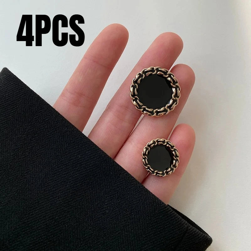 Luxury Retro Metal Sewing Buttons Clothes Embellishment Coat Decor