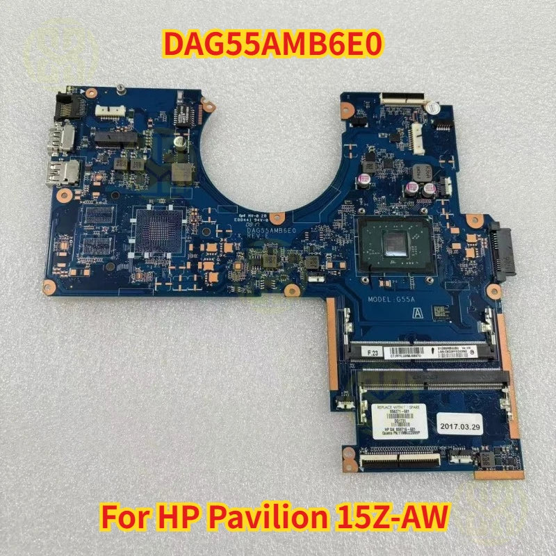 HP Pavilion 15Z-AW G55A Laptop Motherboard DAG55AMB6E0 Notebook