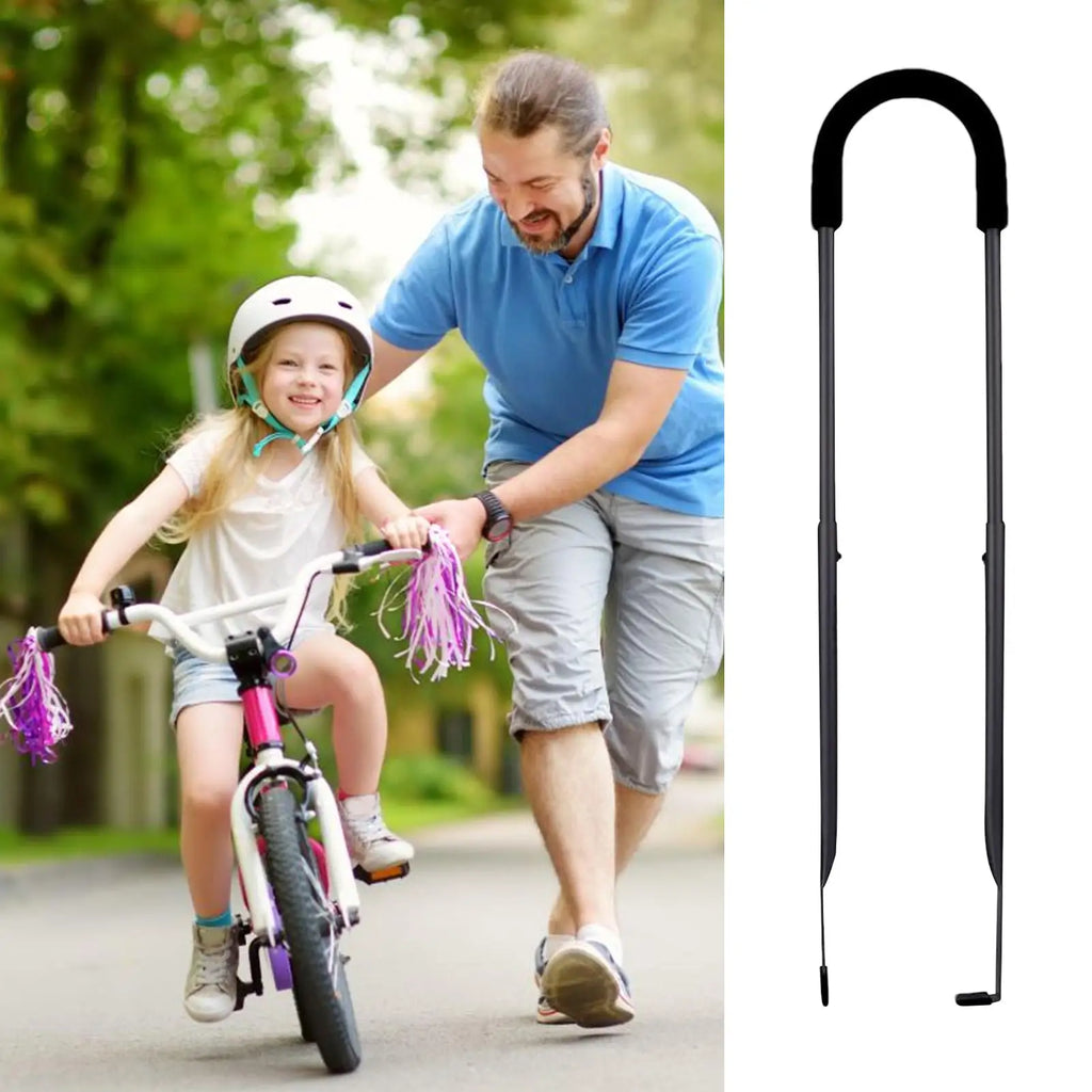 Bike Training Bar Children Cycling Safety Trainer Handle Kids Riding