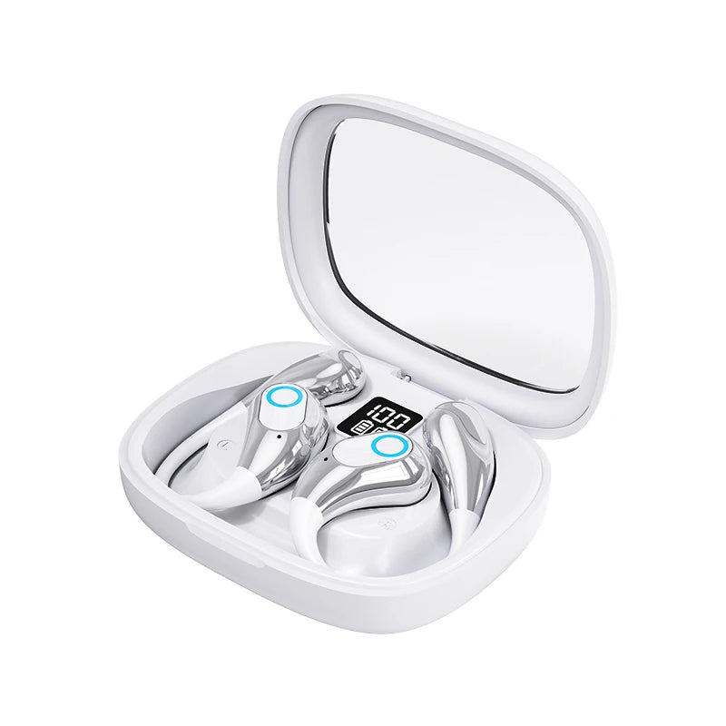 2026 Upgraded Open Ear Headphones Over Earbuds Ergonomic Earhook Zpaxo WHITE China Mainland