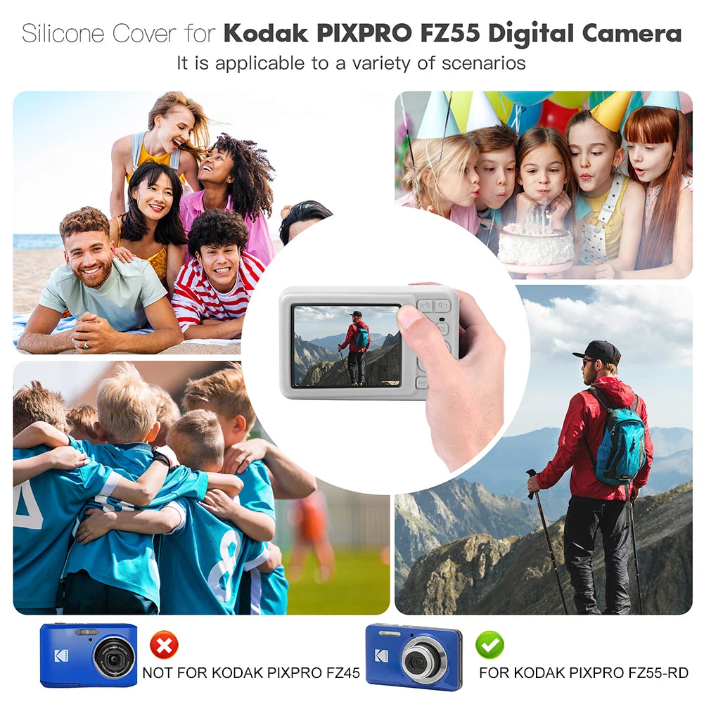 KODAK PIXPRO FZ55 Slim Fit Camera Bag Anti-scratch Lightweight Sleeve