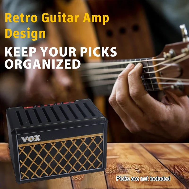 Guitar Picks Holder Box, Guitar Pick Display Holder, Guitar Pick Storage Box Set For Guitar Players And Music Enthusiasts Zpaxo
