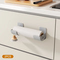 A2pcs No-drill Kitchen Storage Rack Multi-functional Fresh Film