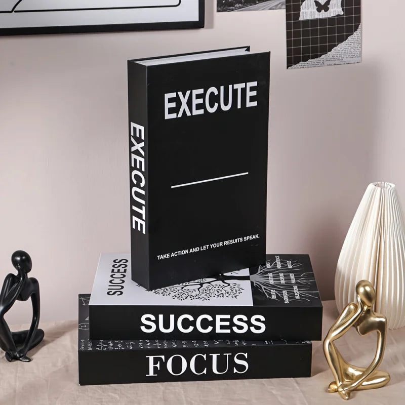 3 Inspirational Desk Decor Books Suitable Home Office Room Fake
