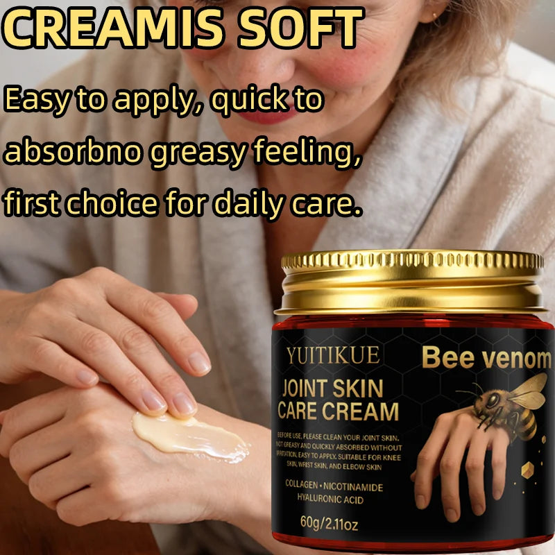 YUITIKUE Bee Venom Body Joint Cream – Collagen & Hyaluronic Acid Body Joint Cream Zpaxo