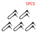 1- Guitar Bass Effect Pedal Patch Cable 1 Right Angle Shielded Low