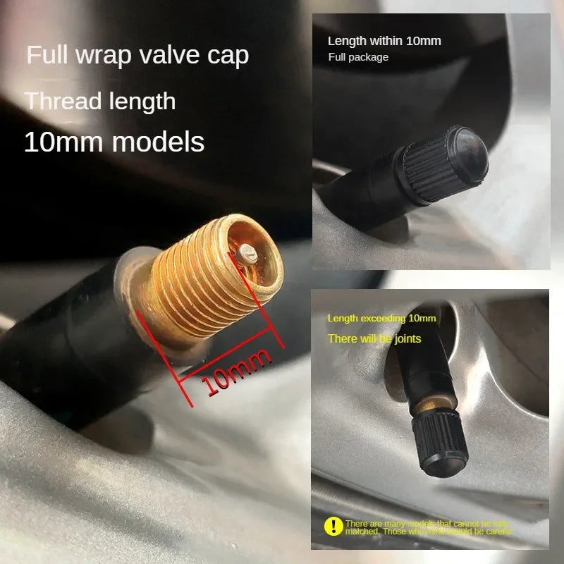Plastic Tire Valve Stem Dust Caps – Car, Bike & Motorcycle