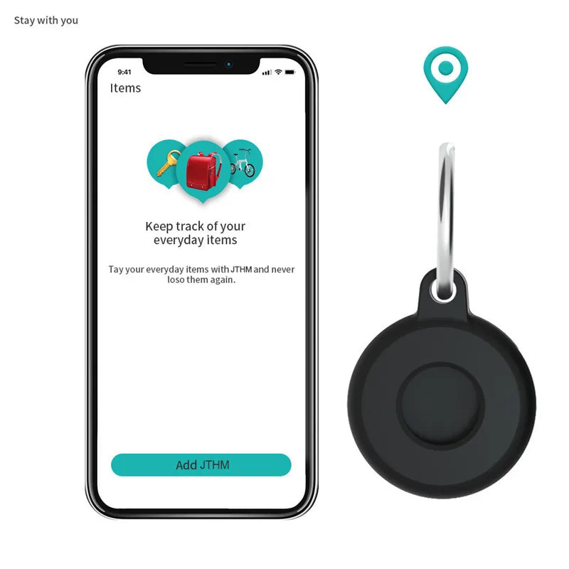 Waterproof Silicone Case For AirTag Tracker Protective Cover With Keychain Ring Locator Anti-Scratch Shell Accessories Key Ring Zpaxo