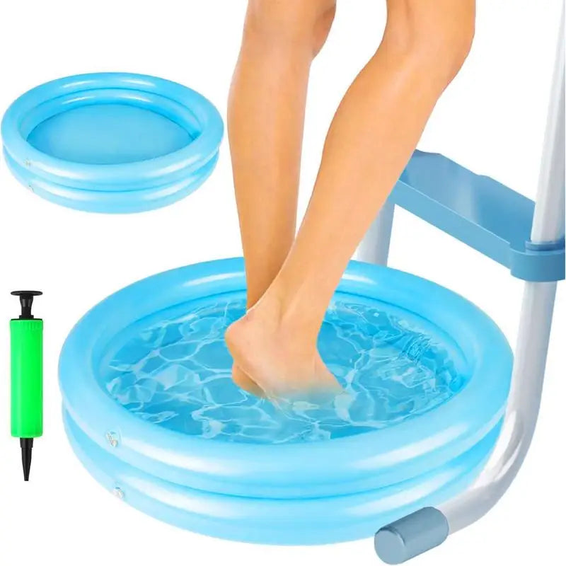 Portable Inflatable Foot Basin Yard Soaking Summer Beach Wash