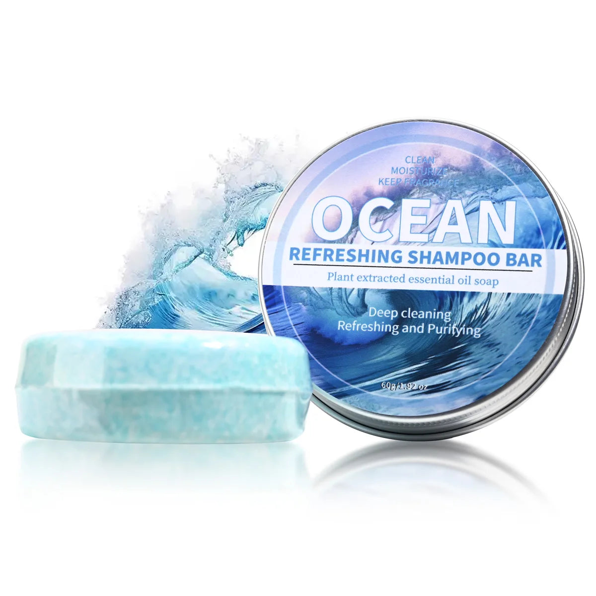 Ocean Style Shampoo Bar – Deep Cleansing & Nourishing Hair Solid Shampoo Bar Zpaxo