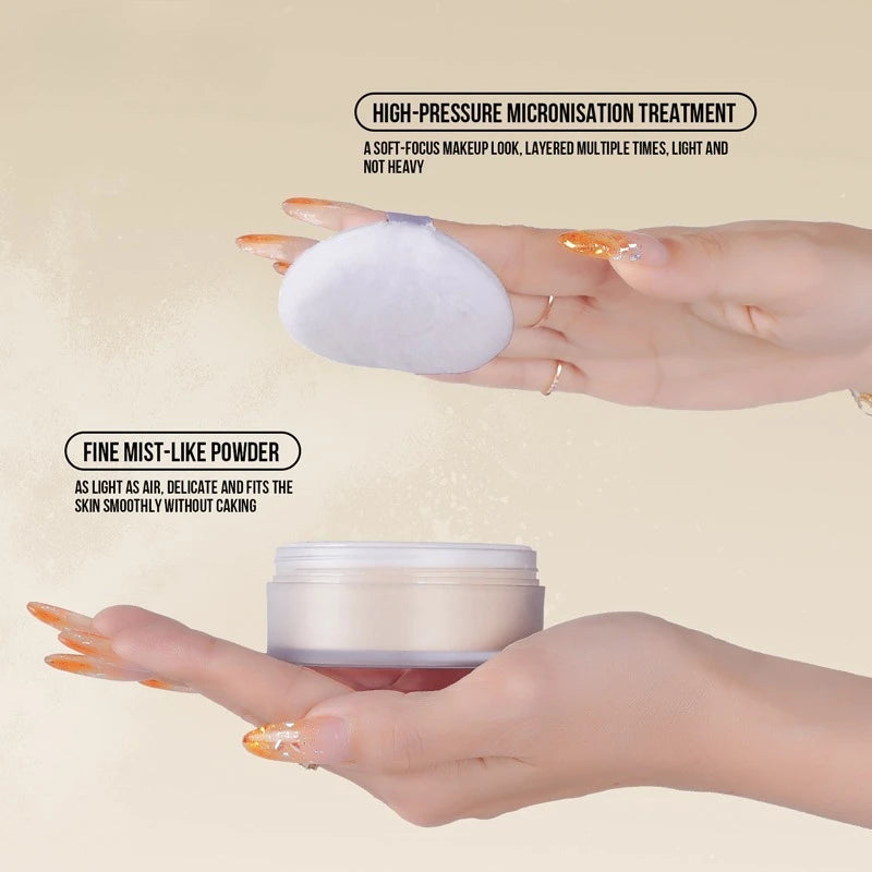 Setting Powder Loose Powder Long-lasting Concealer Waterproof Sweat-proof Oil Control Natural Honey Powder Zpaxo