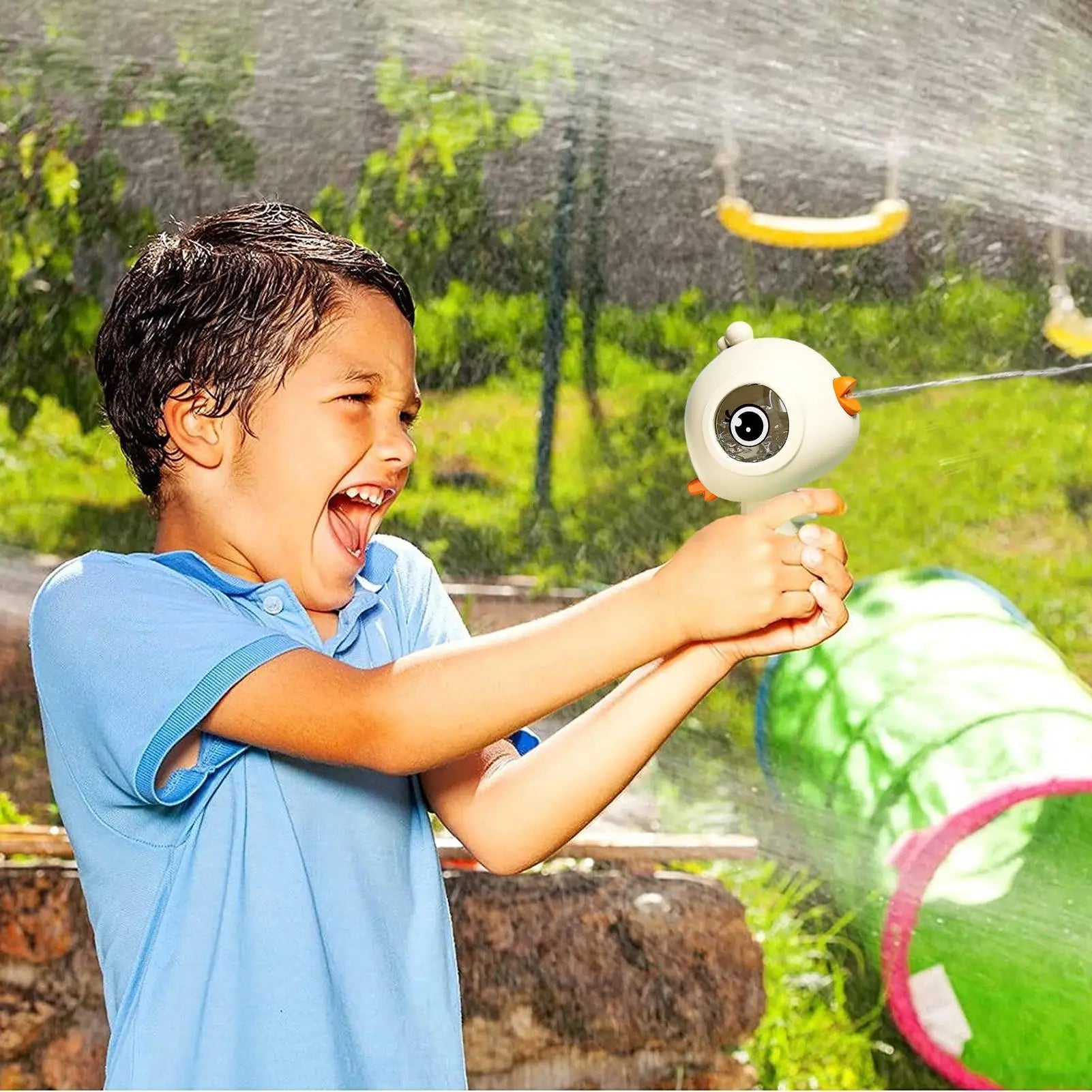 Water Soaker Toy Pool Cartoon Squirter Press Control Long-range Zpaxo