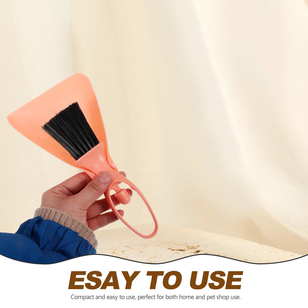 Portable Mini Dustpan Broom Efficient Desktop Cleaning Tool Hamster