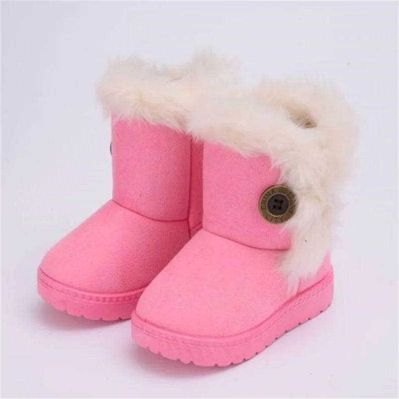 Warm Kids Snow Boots Children Toddler Winter Princess Child Shoes Zpaxo