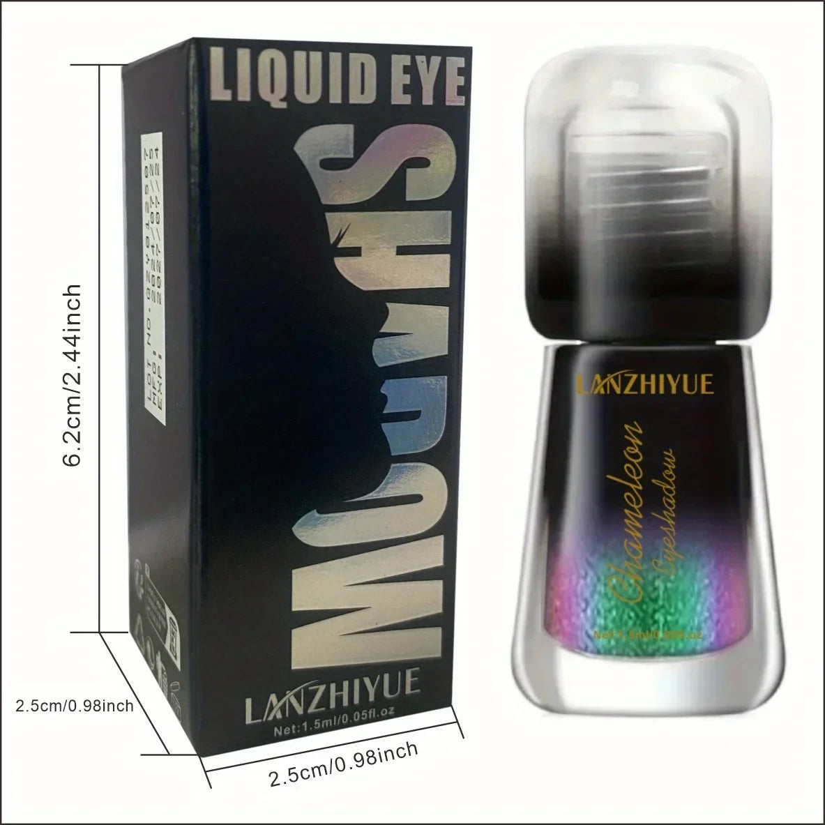 Chameleon Liquid Eyeshadow Pearl Burst Monochrome Metal