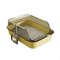 Semiclosed Cats Litter Pan Thick Antipill Wall Space Box Multiple